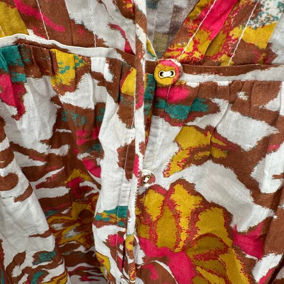 CLEOBELLA NWT Evereve Zola Puff Sleeve Organic Cotton Blouse // L - Picture 9 of 14